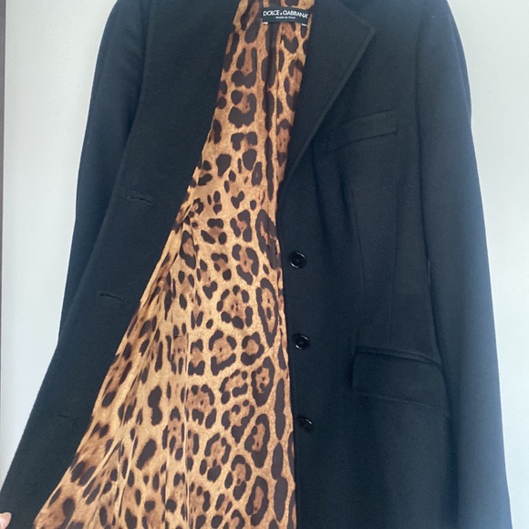 Authentic Dolce & Gabanna Wool Tailored Coat - Picture 3 of 5